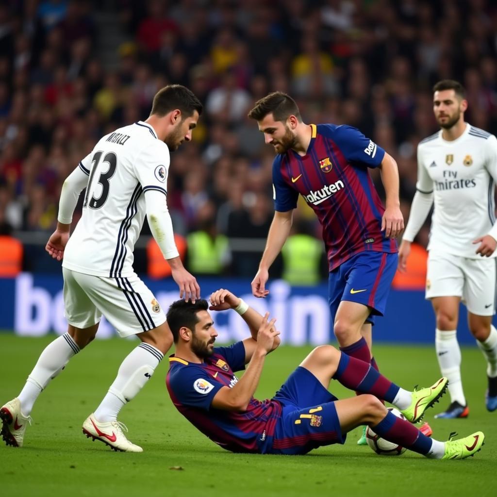 Barca vs Real: Tình huống hài hước