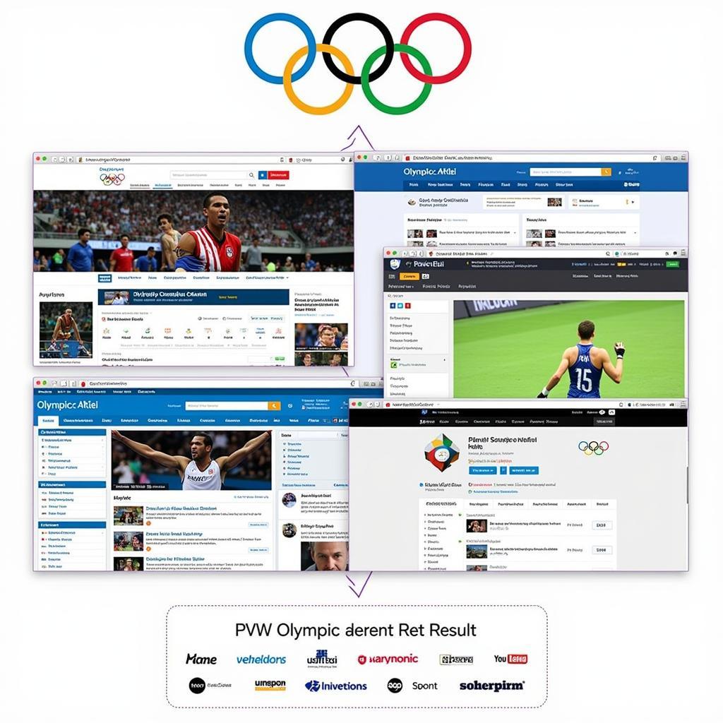 Các trang web cập nhật kết quả Olympic