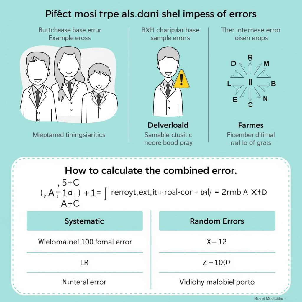 Types of Errors and Calculations