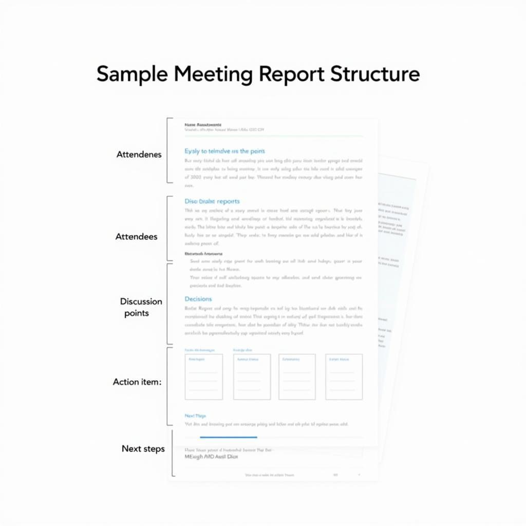 Meeting Report Structure Example