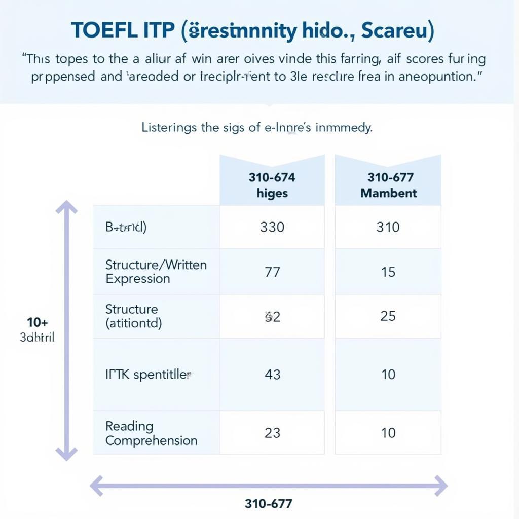 Điểm số TOEFL ITP