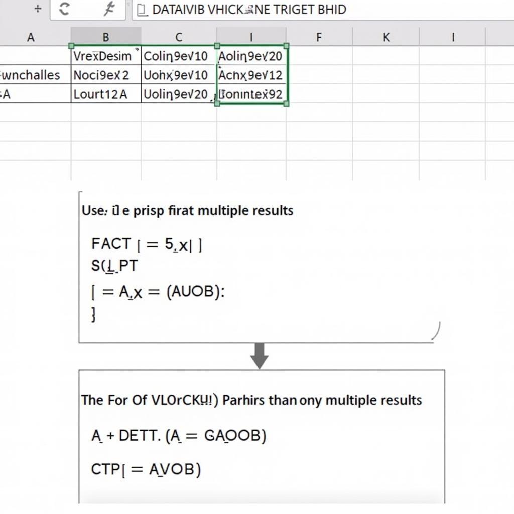 Cách sử dụng hàm VLOOKUP để trả về nhiều kết quả trong Excel