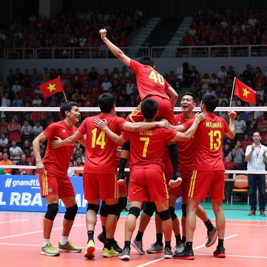 Chiến thắng ngoạn mục của đội tuyển bóng chuyền nam Việt Nam tại Sea Games 31