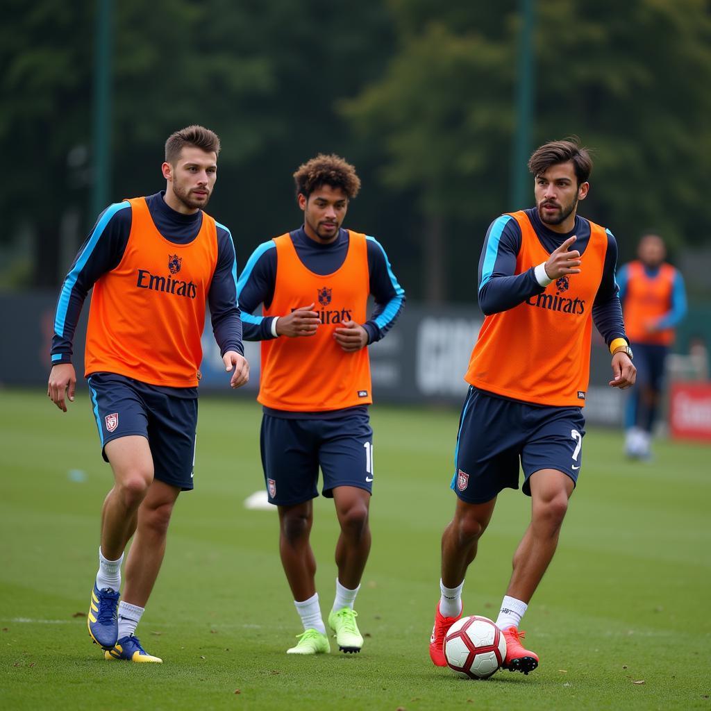 messi-neymar-suarez-training-session