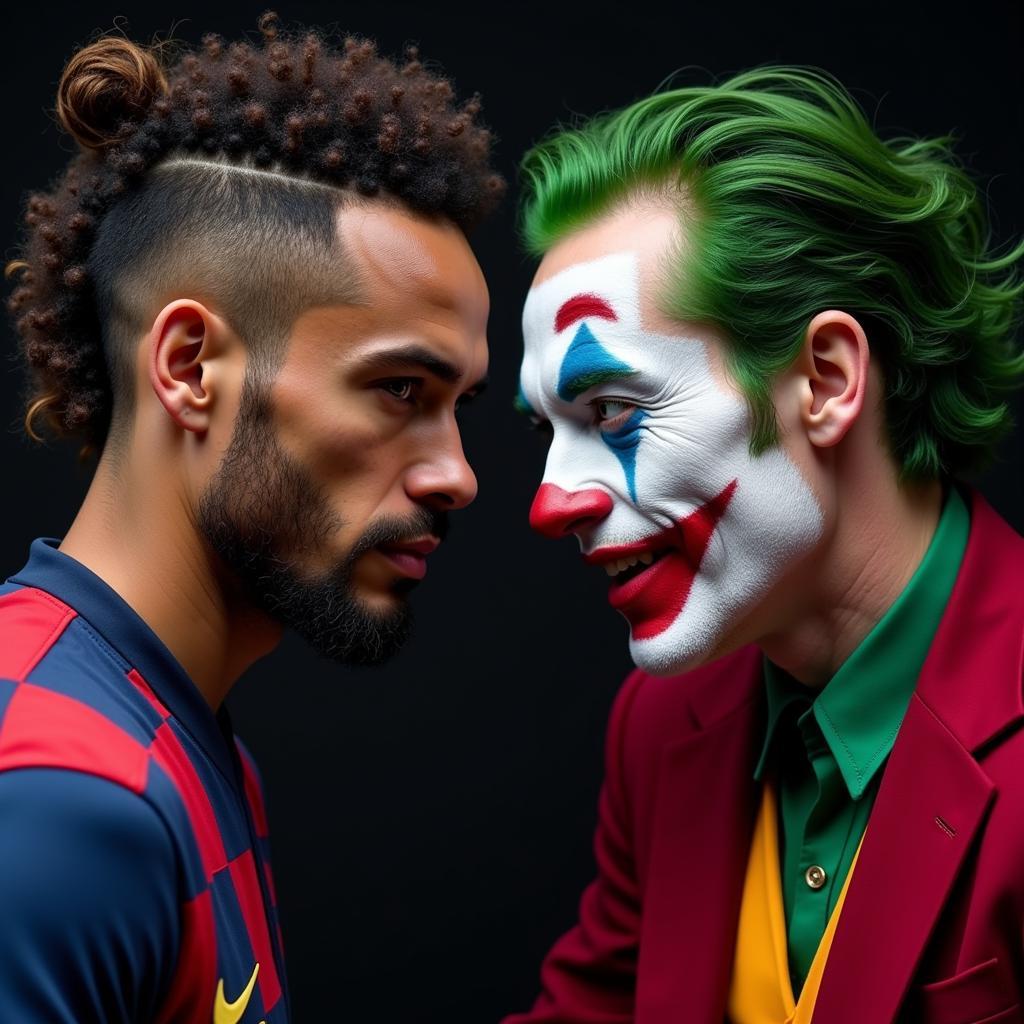 Neymar và Joker: So sánh hai biểu tượng