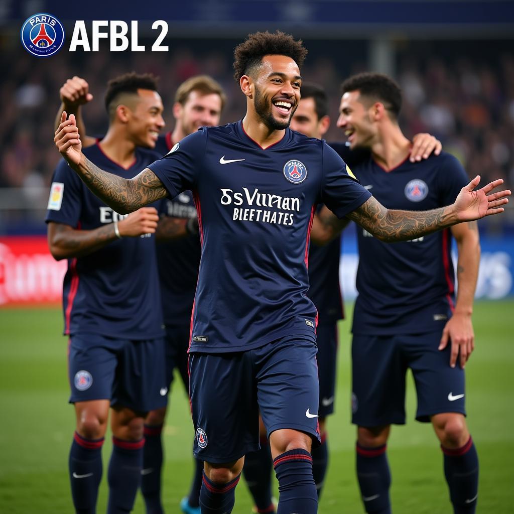 Neymar Jr. cùng PSG hướng tới chức vô địch Champions League.