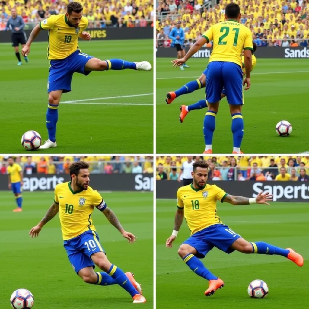 Neymar và những pha ăn vạ gây tranh cãi