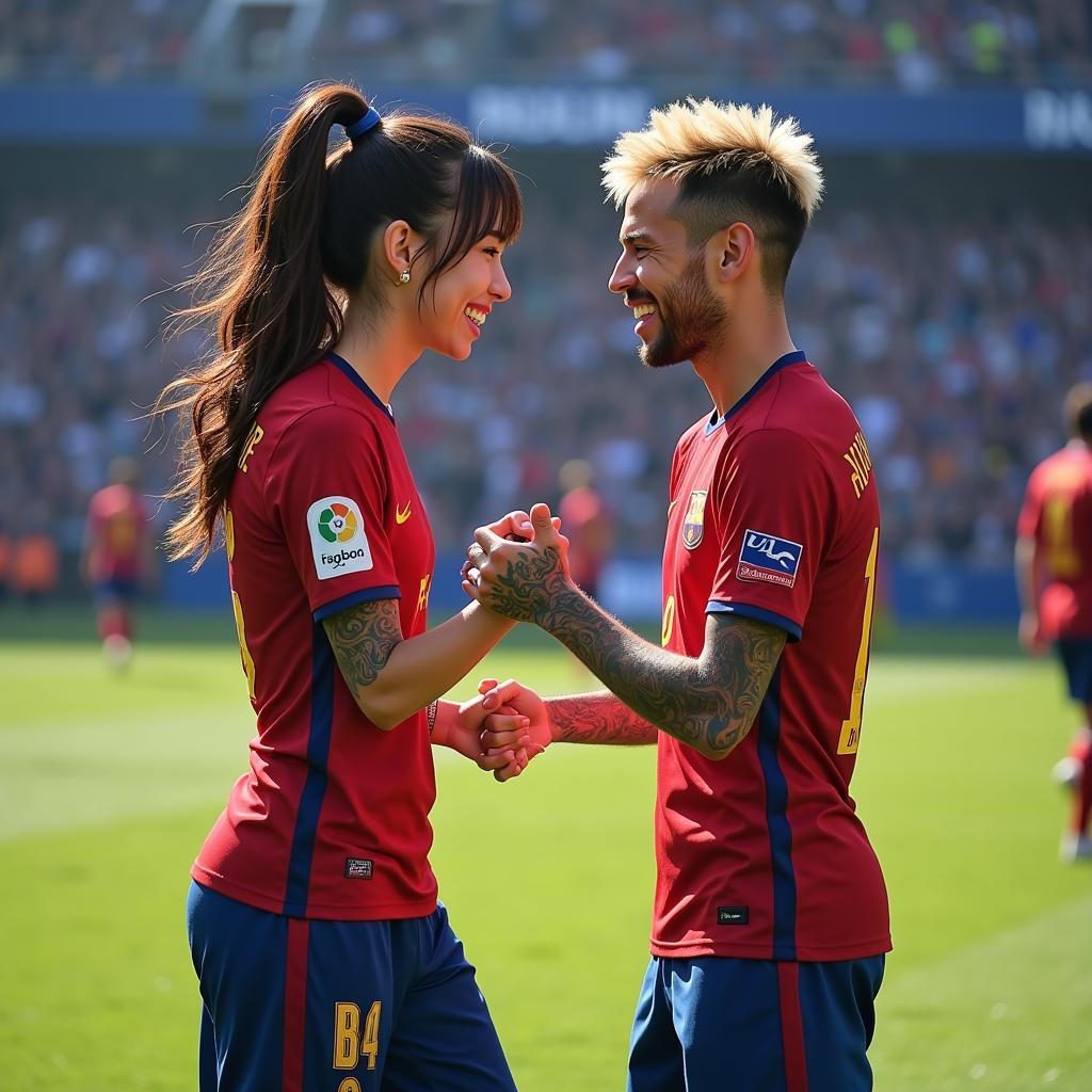 Taeyeon gặp gỡ Neymar: Ước mơ của fan