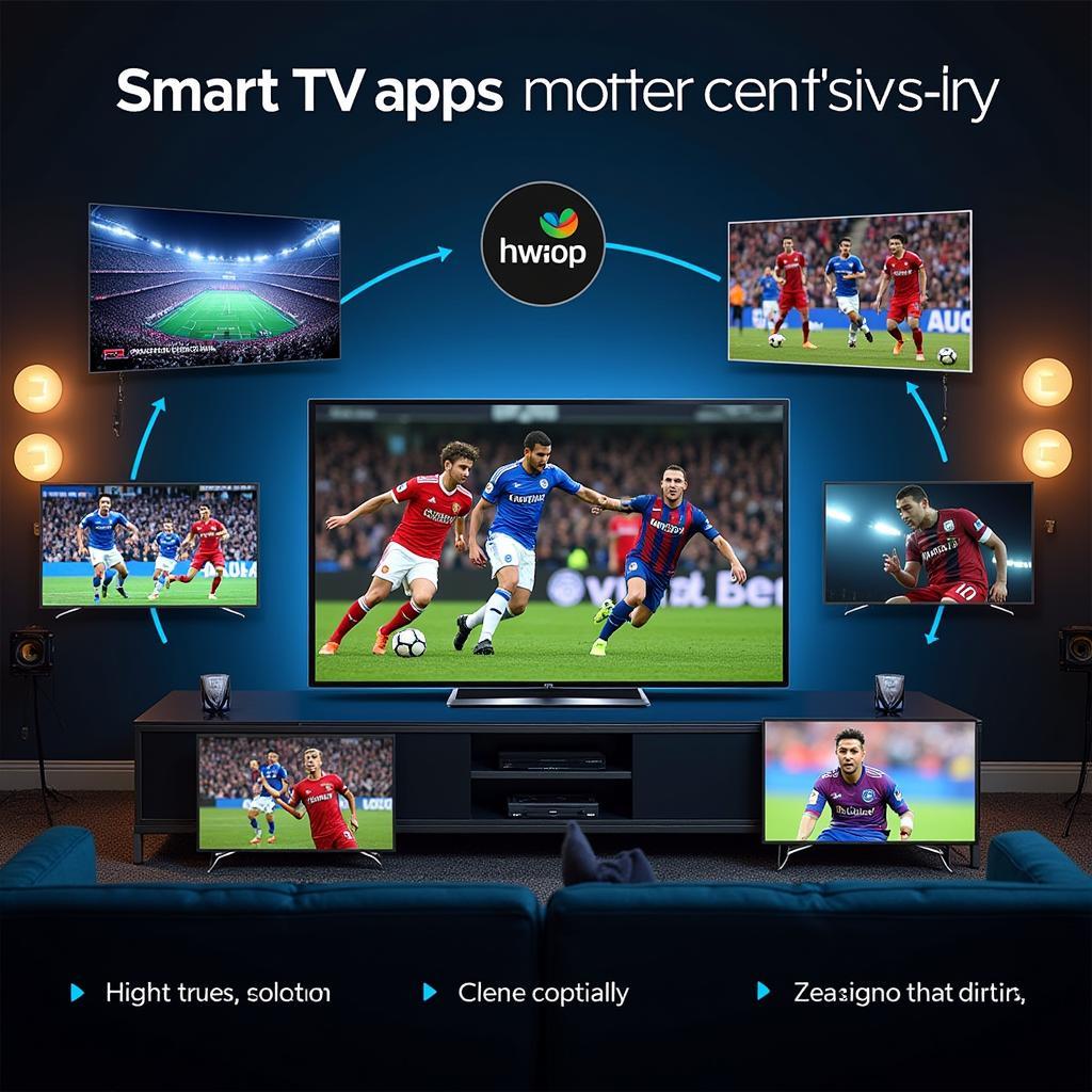 Ứng dụng xem bóng đá trên Smart TV