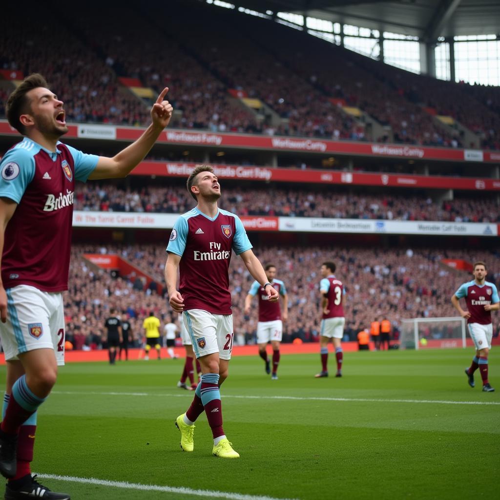 West Ham gỡ hòa phút cuối