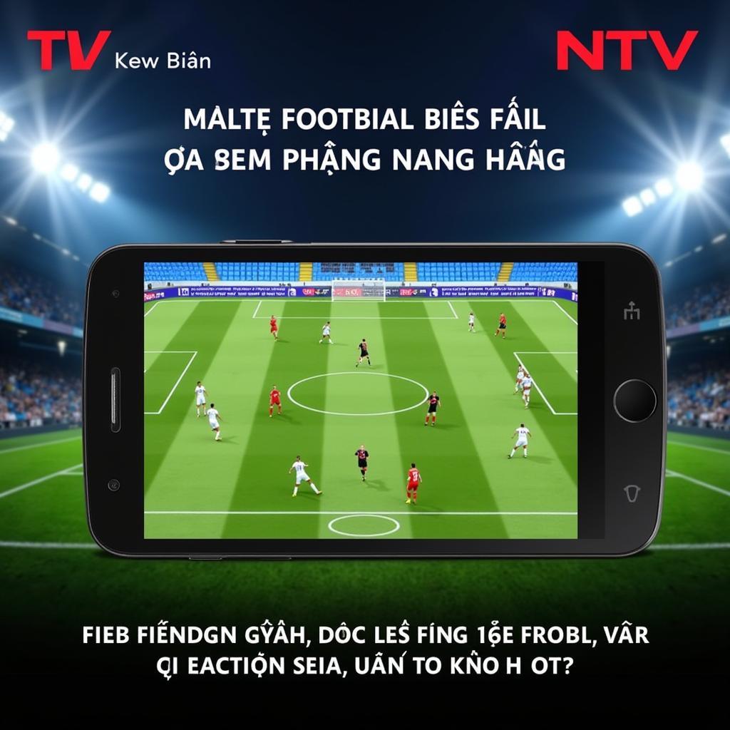 Trải nghiệm xem bóng đá trực tiếp NTV chất lượng HD, không giật lag trên XEM BÓNG MOBILE